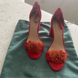 Anthropologie heels- size 10